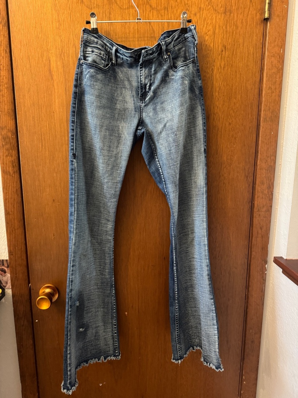 Cowgirl Tuff Vintage Light Wash Flare Jeans